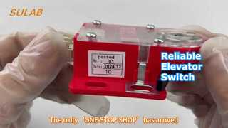 Przełącznik windy z mechaniczną konstrukcją wyzwalającą, normalnie zamkniętym wyjściem stykowym i stopniem ochrony IP40