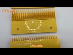 Bezpieczna płytka grzebieniowa do schodów ruchomych, żółta L70A