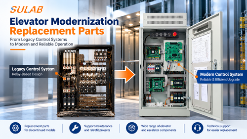 Najnowsze wiadomości firmy o Elevator Modernization & Replacement Parts | SULAB