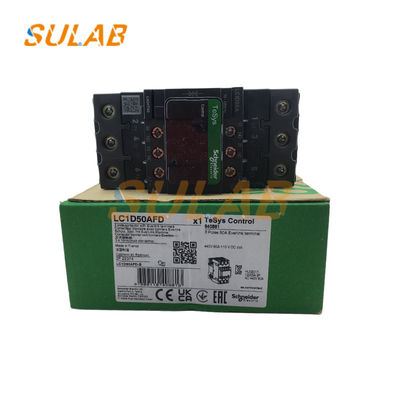 Schneider AC/DC Contactor LC1D50AFD with 50A Rated Capacity Compact Design and High Reliability for Elevators