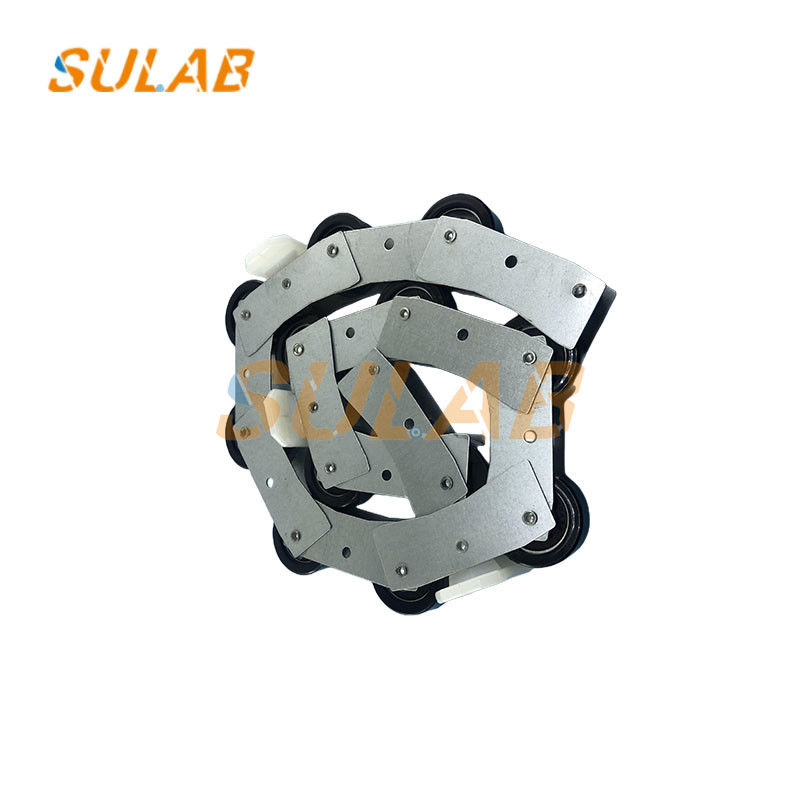 Escalator Spare Parts Handrail Return Reverse Guide Newel Rotary Chain With 12Pcs Rollers