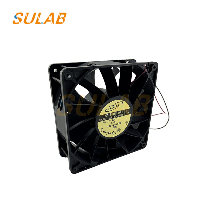 140mm×140mm 48V High Air Volume Cooling Fan for Elevator Systems with Ball Bearing