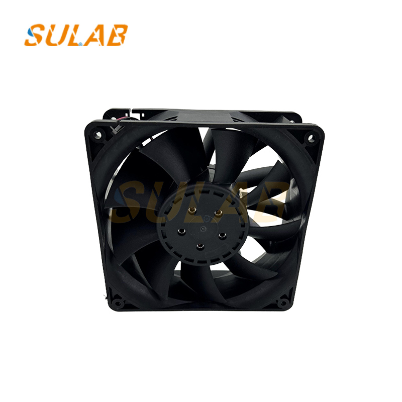 140mm×140mm 48V High Air Volume Cooling Fan for Elevator Systems with Ball Bearing