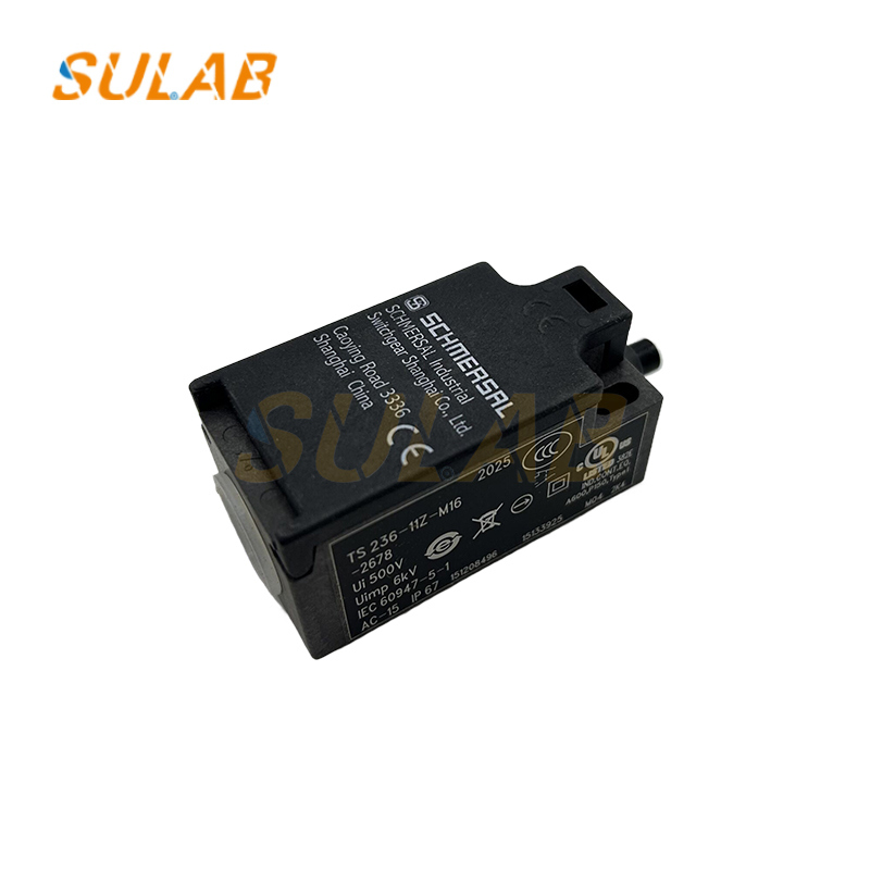 IP67-Rated Elevator Brake Limit Switch with 1NC + 1NO Contact Configuration Compliant with EN 81 and ASME A17.1