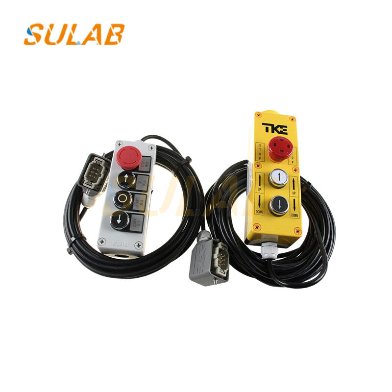 TKE Escalator Inspection Control Box with Emergency Stop Button Real-Time Fault Code Display and EN 81-20 Safety Standards