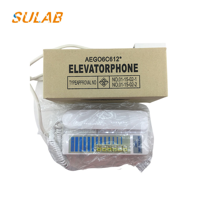 Elevator Intercom Phone with 2-Wire Non-Polarity 5-Way Intercom System and Clear HD Voice for Emergency Calls
