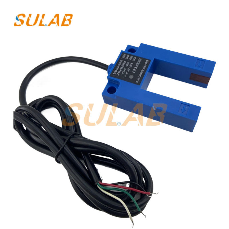 U-type Elevator Leveling Sensor Photoelectric Switch with PNP NPN Dual Output DC24V for Floor Position Detection