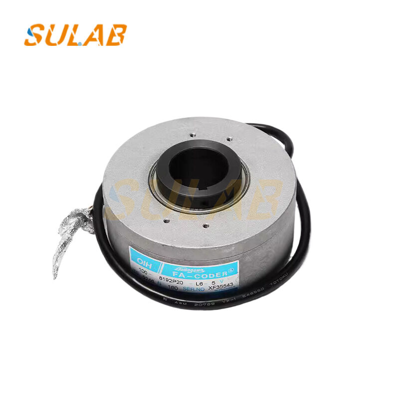 Tamagawa TS5246N160 Hollow Shaft Rotary Encoder with 8192 Pulses Per Revolution 5V Power Supply and Compact Hollow-Hole Structure for Elevator Speed Position Sensing