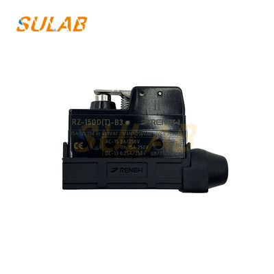 Przełącznik hamulcowy do ochrony cieplnej z kontaktem SPDT i powłoką z tworzyw sztucznych fenolowych dla części wind