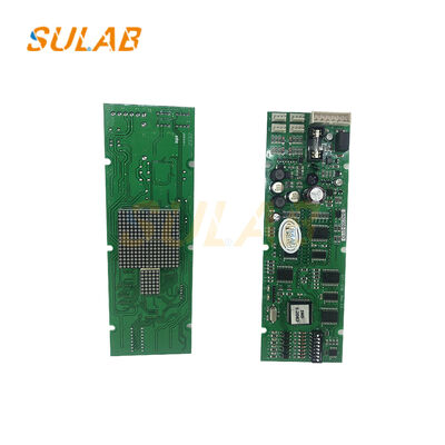 Wyświetlacz zewnętrznego panelu wezwań windy z interakcją poleceń i informacją zwrotną o kodzie błędu w czasie rzeczywistym