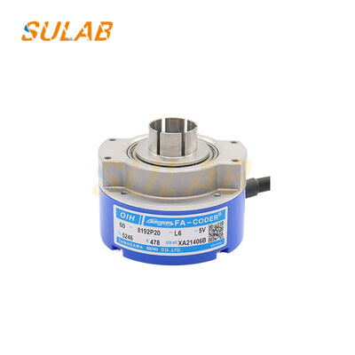 Tamagawa TS5246N478 Hollow Shaft Rotary Encoder with 8192 Pulses Anti-Vibration Structure for Elevator Traction Motor